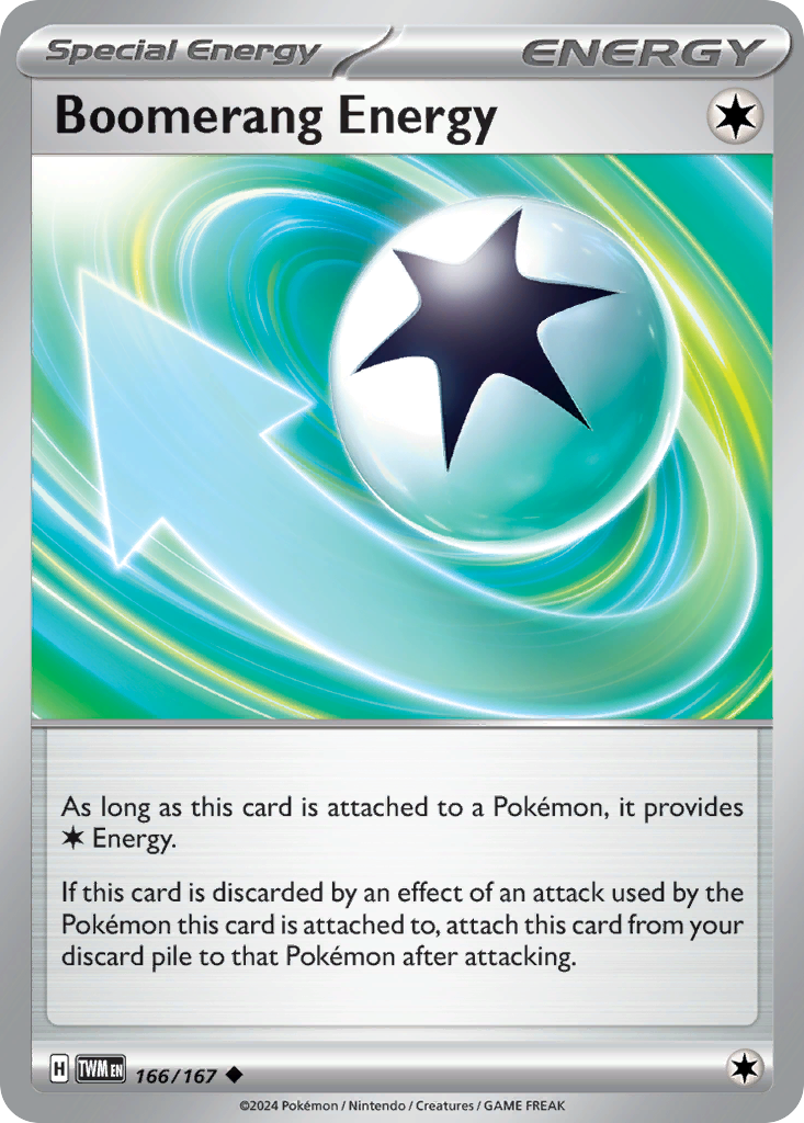Boomerang Energy card front