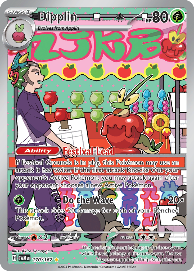 Dipplin card front