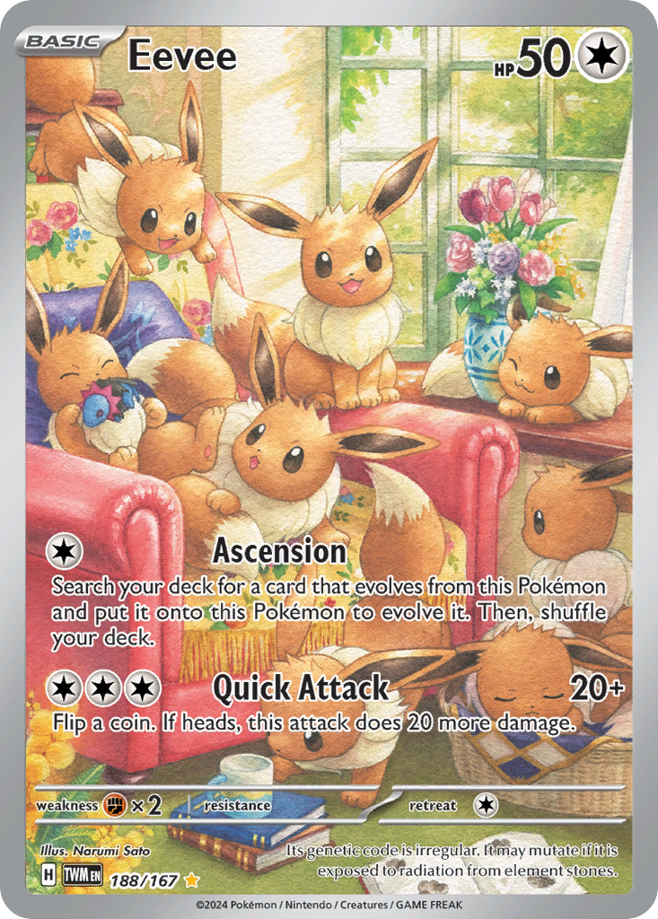 Eevee card front