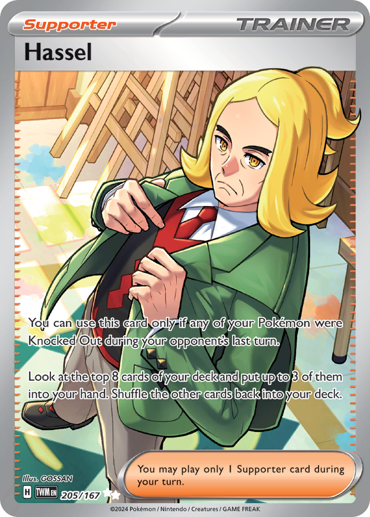 Hassel card front