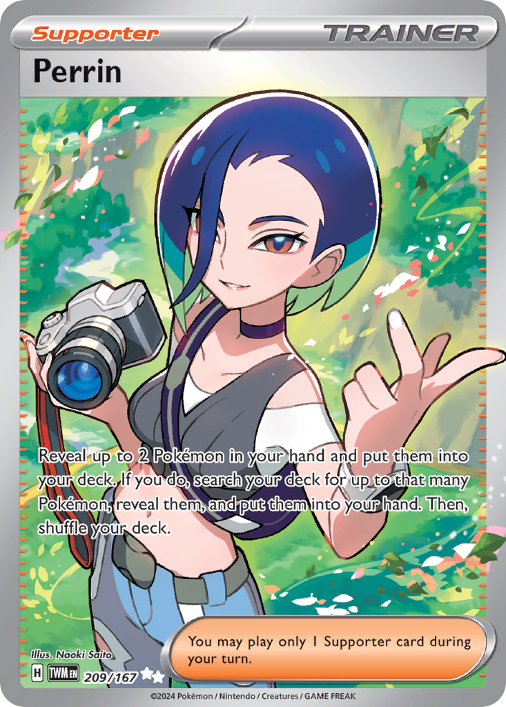 Perrin card front