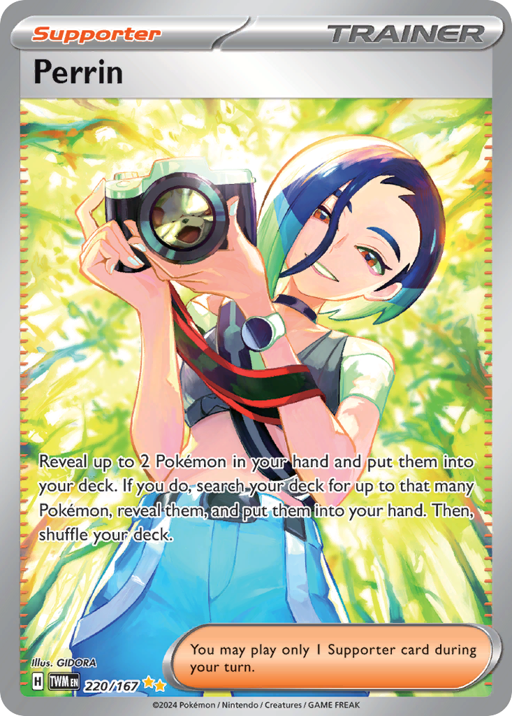 Perrin card front