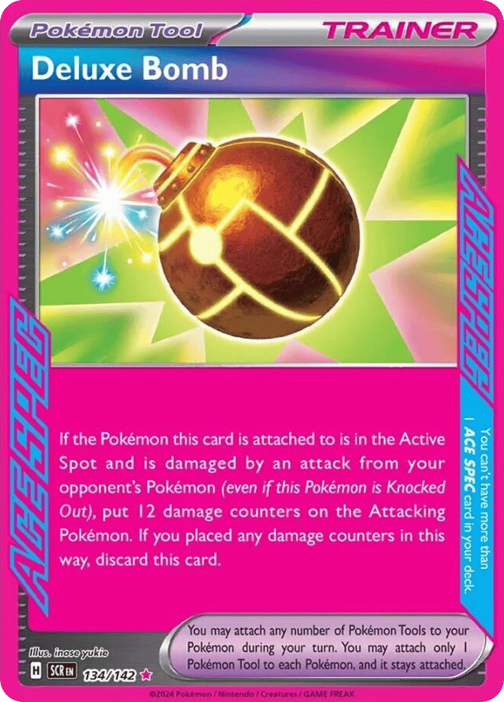 Deluxe Bomb card front