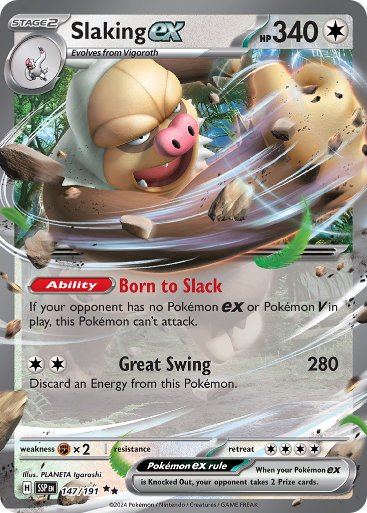 Slaking ex card front