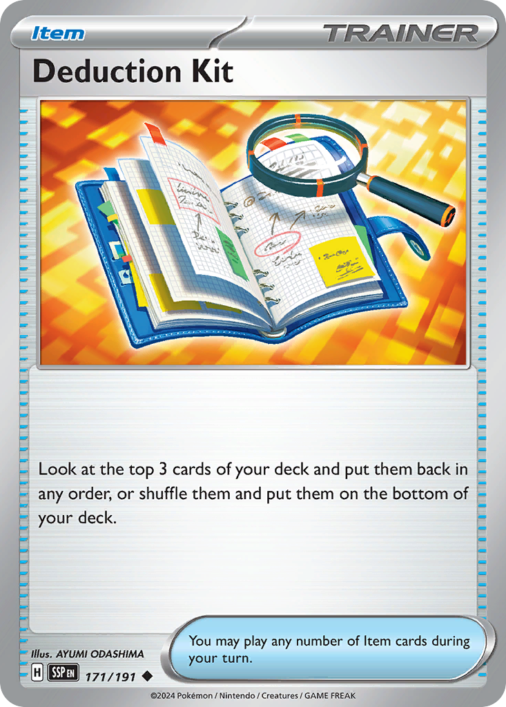 Deduction Kit card front