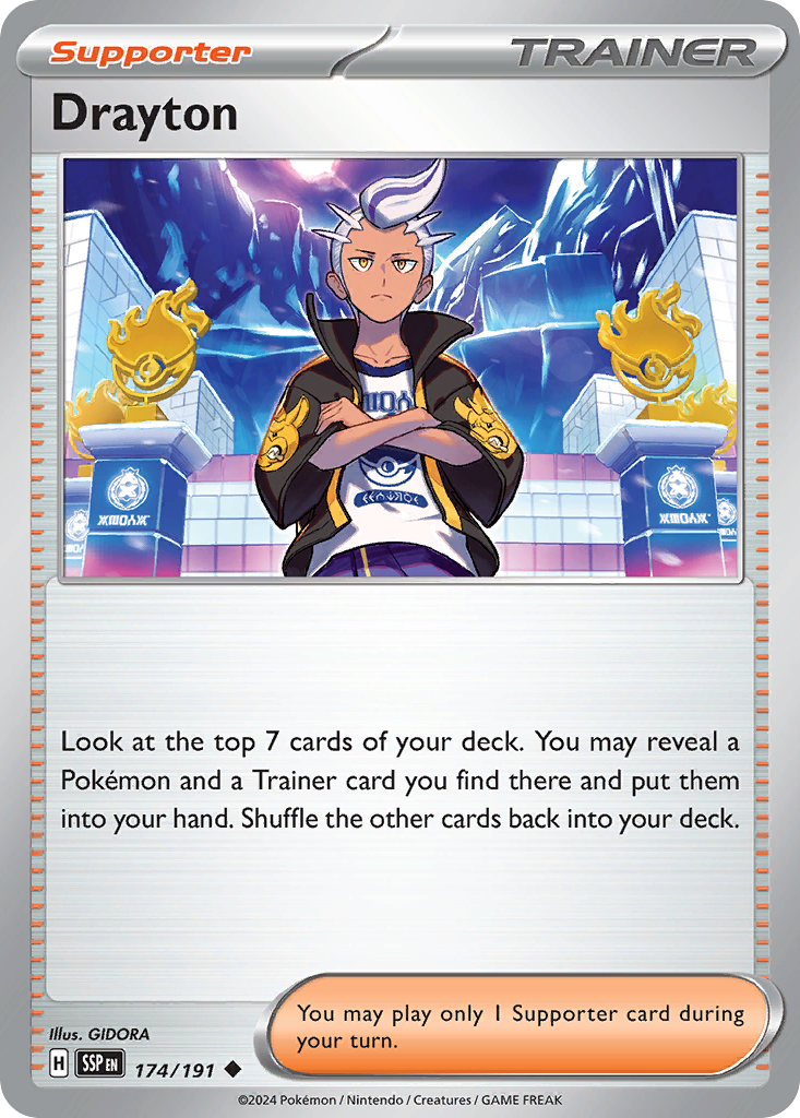 Drayton card front
