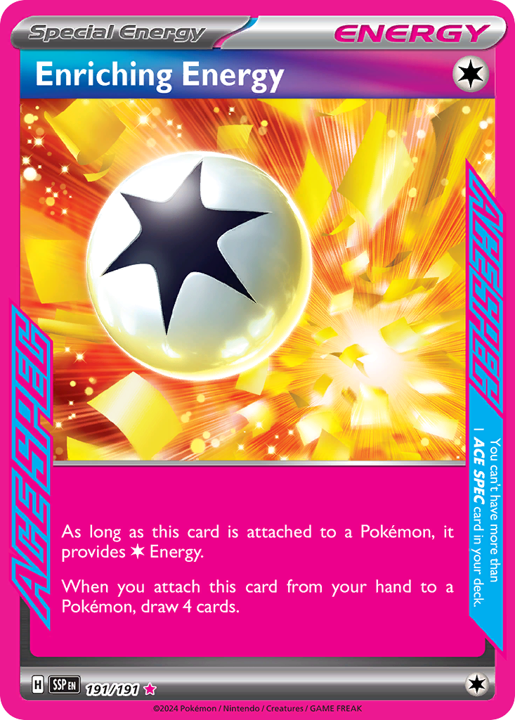 Enriching Energy card front
