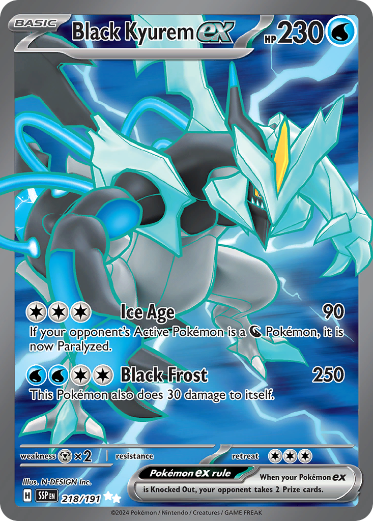 Black Kyurem ex card front