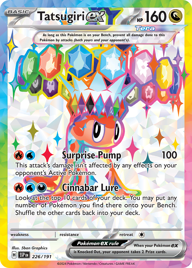 Tatsugiri ex card front