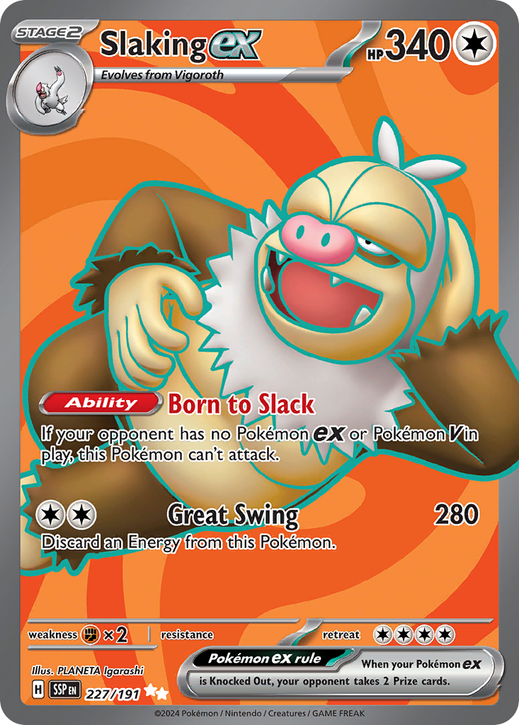 Slaking ex card front