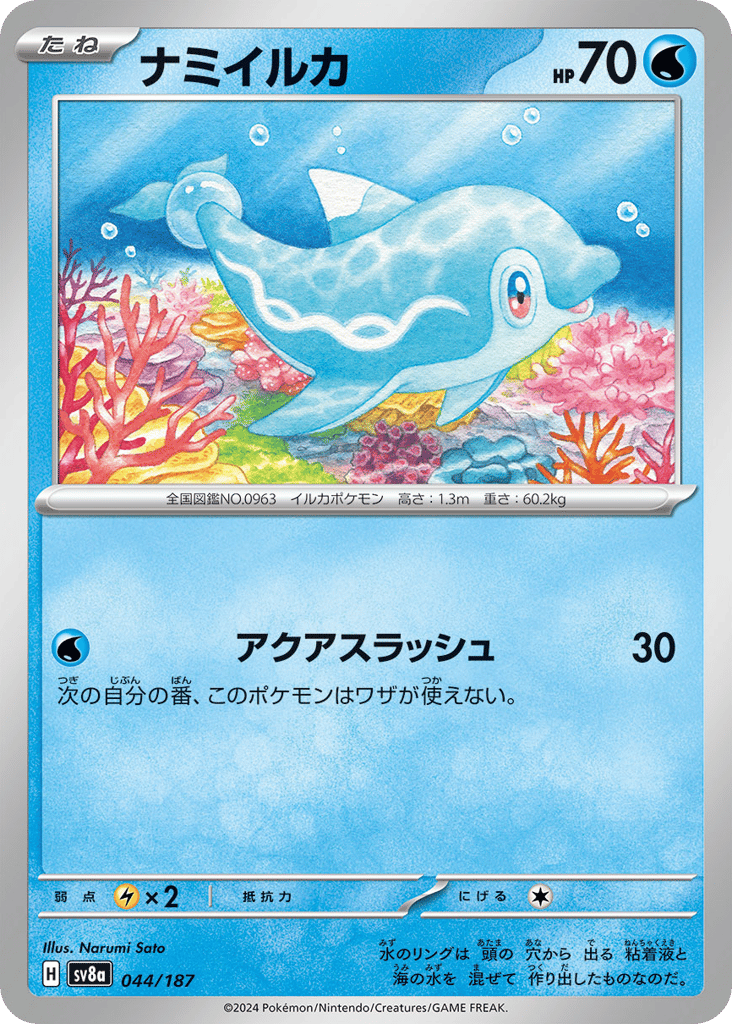ナミイルカ card front