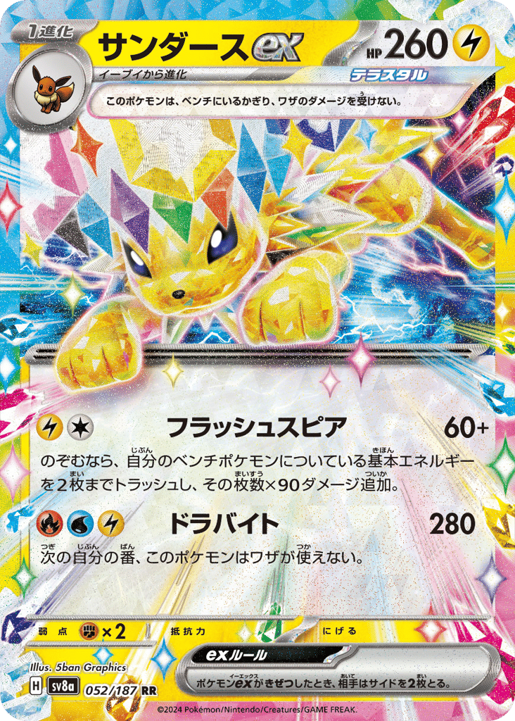 サンダースex card front