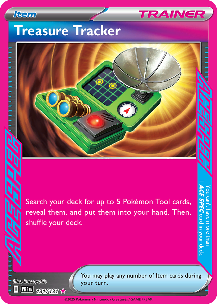 Treasure Tracker card front