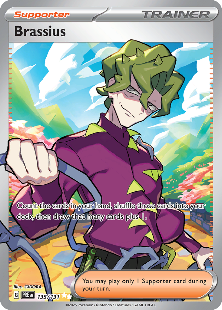 Brassius card front