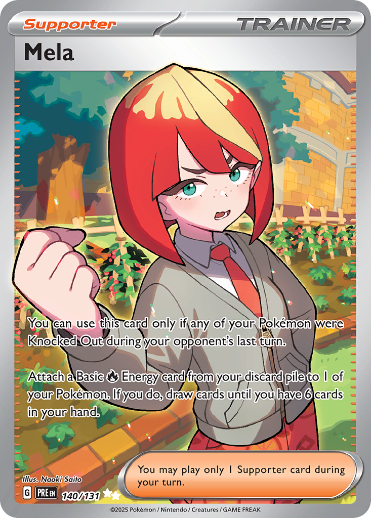 Mela card front
