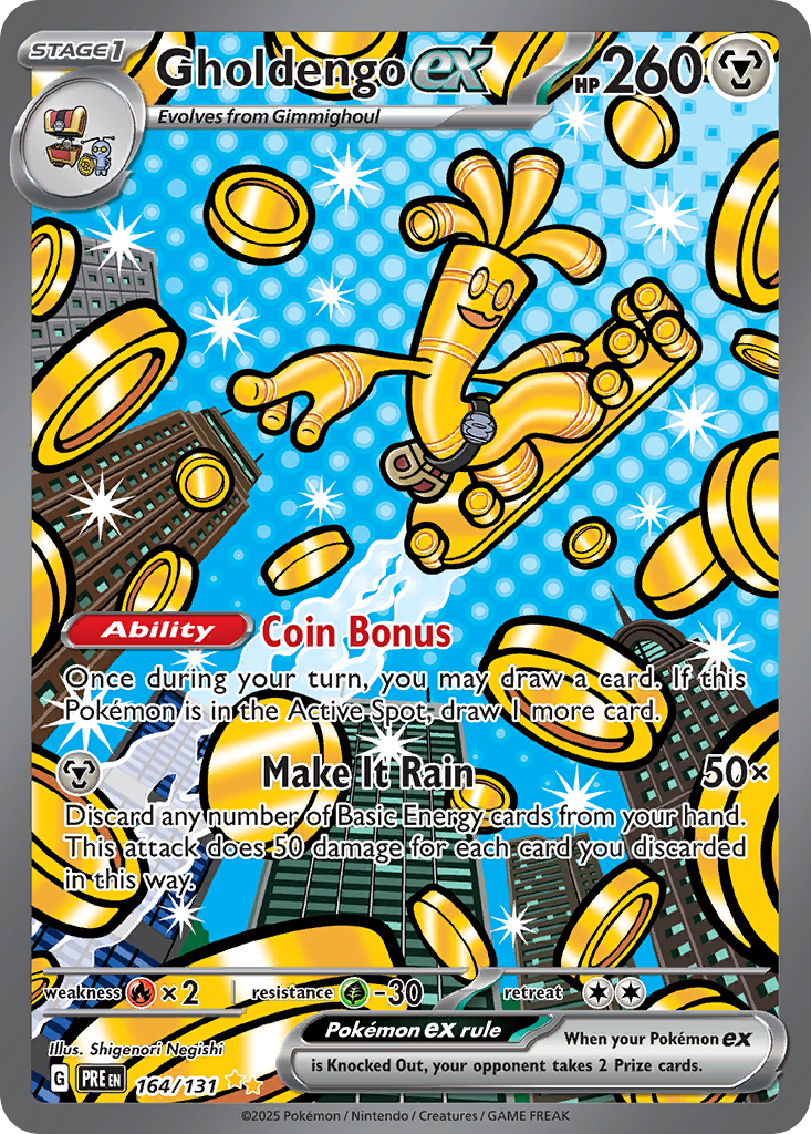 Gholdengo ex card front