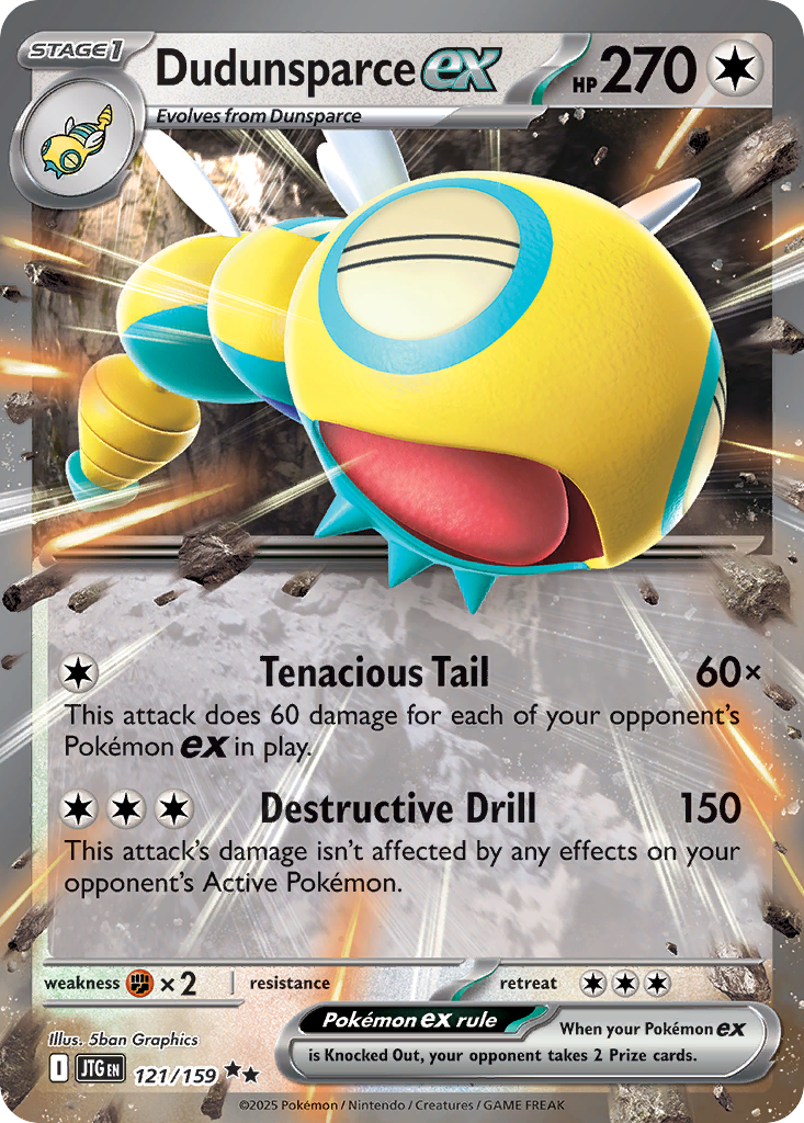 Dudunsparce ex card front