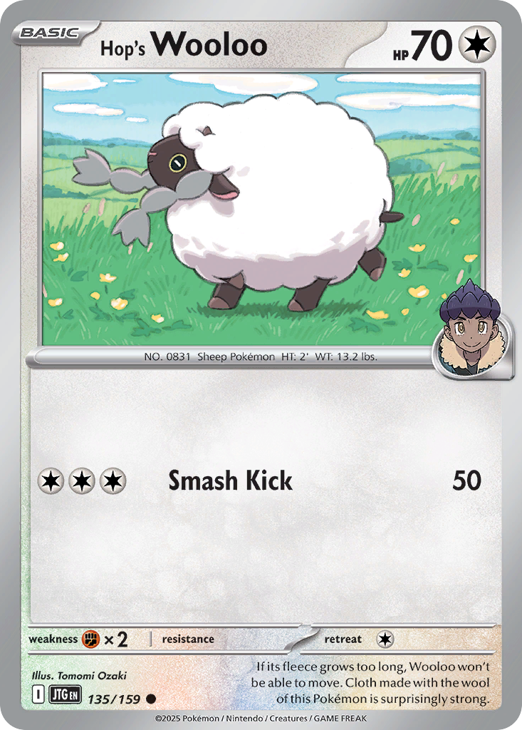 Hop's Wooloo card front