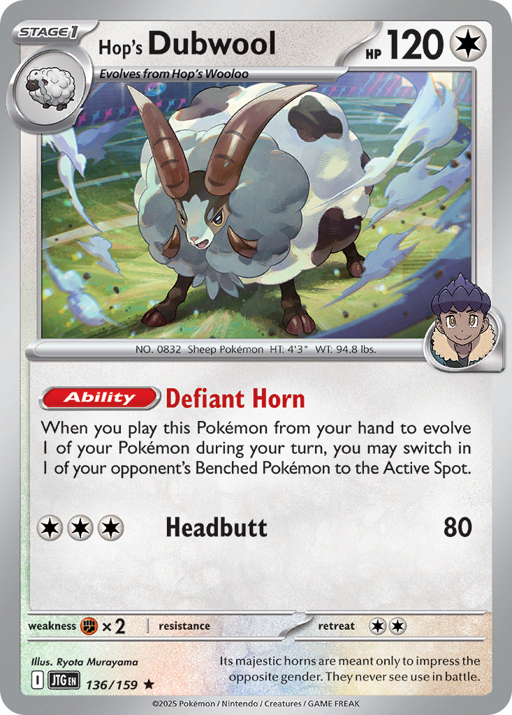Hop's Dubwool card front