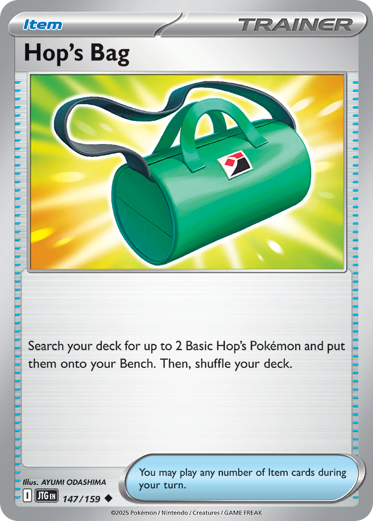 Hop's Bag card front