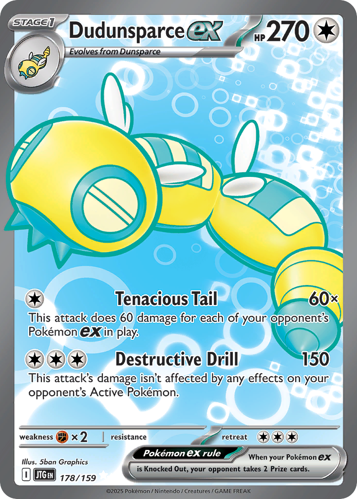 Dudunsparce ex card front