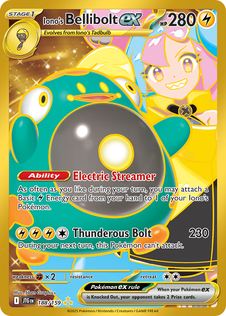 Iono's Bellibolt ex card front