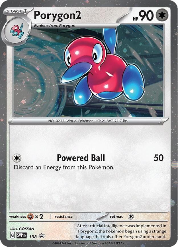 Porygon2 card front