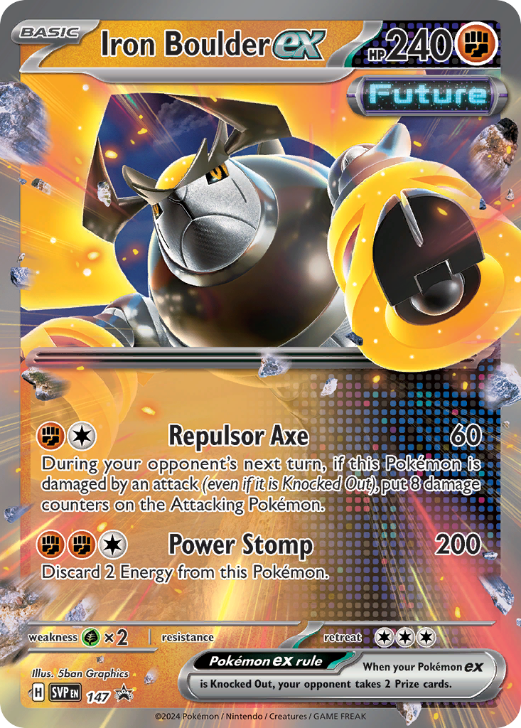 Iron Boulder ex card front