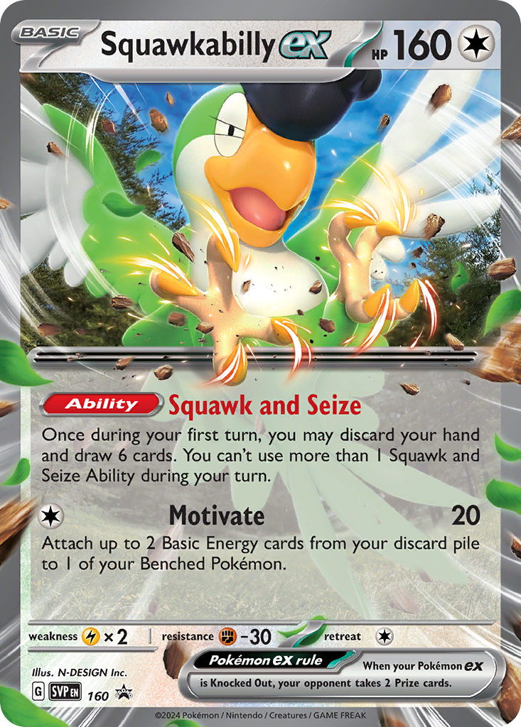 Squawkabilly ex card front
