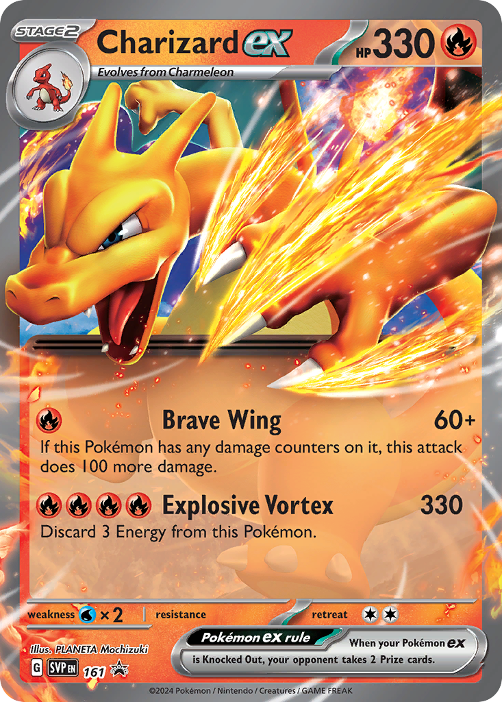 Charizard ex card front