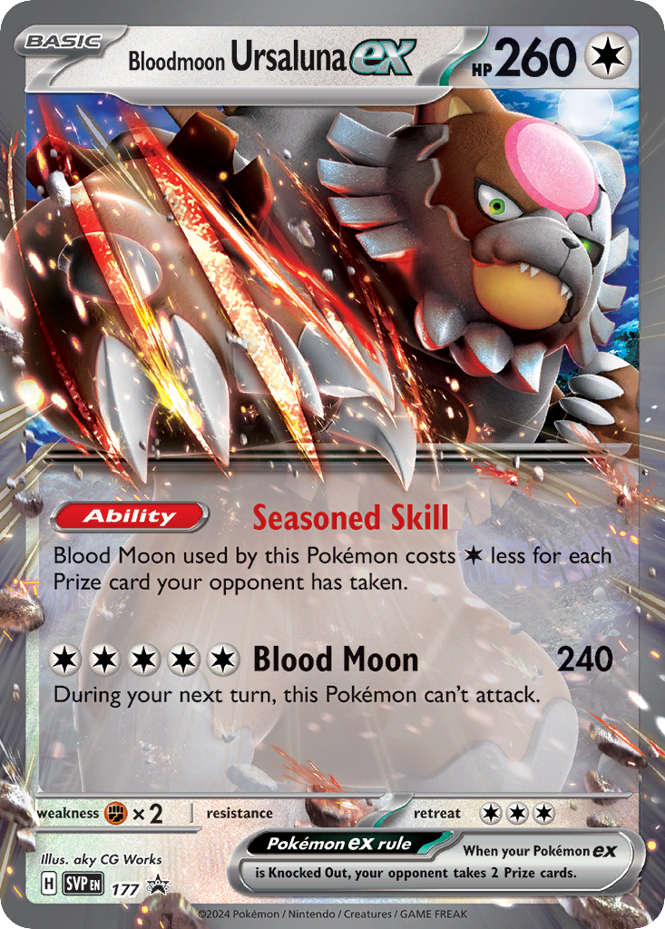 Bloodmoon Ursaluna ex card front