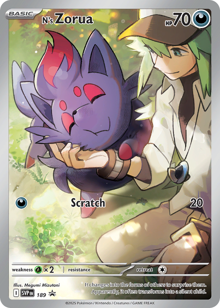 N's Zorua card front