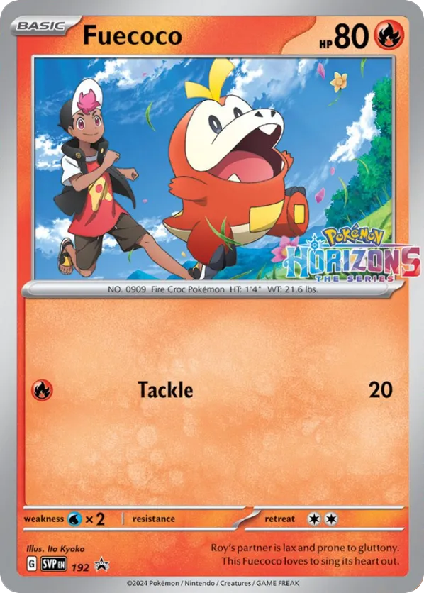 Fuecoco card front