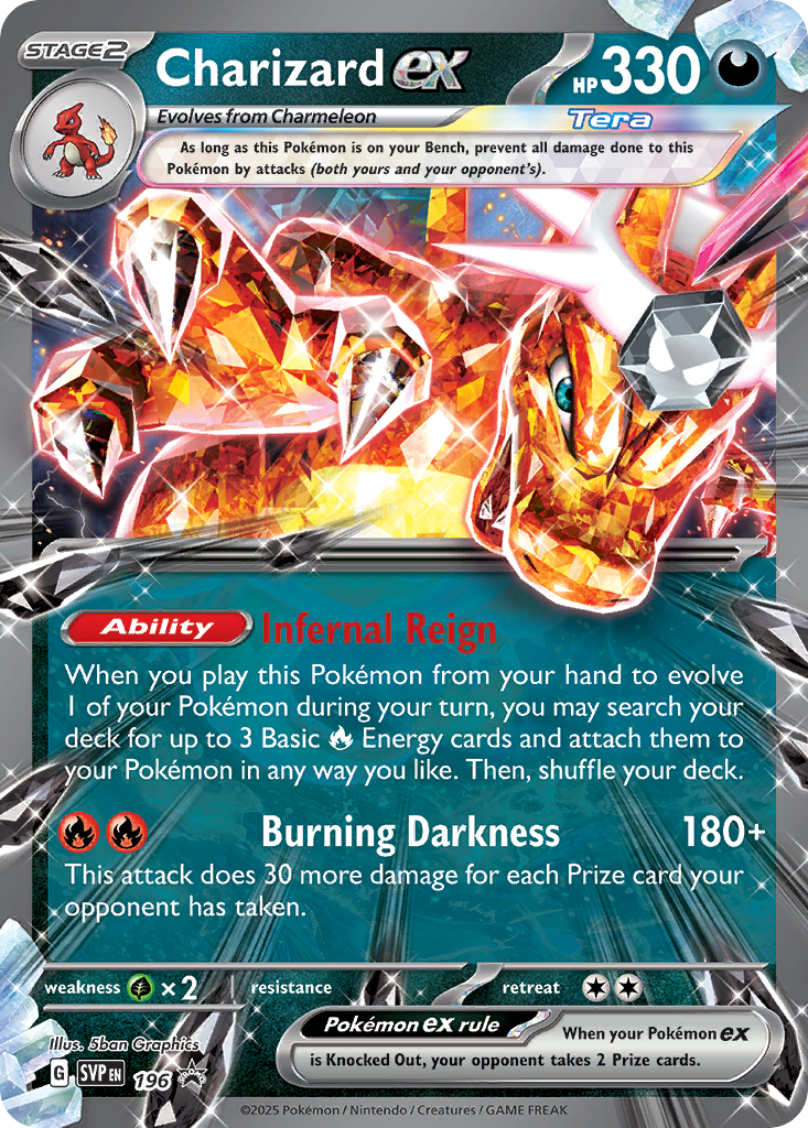 Charizard ex card front