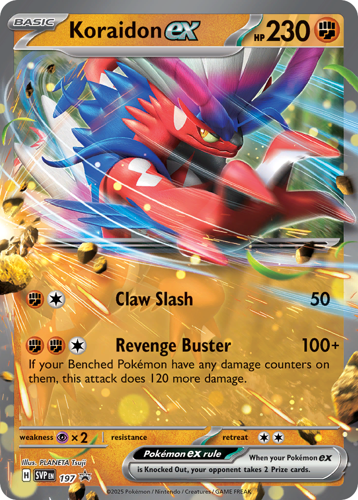 Koraidon ex card front