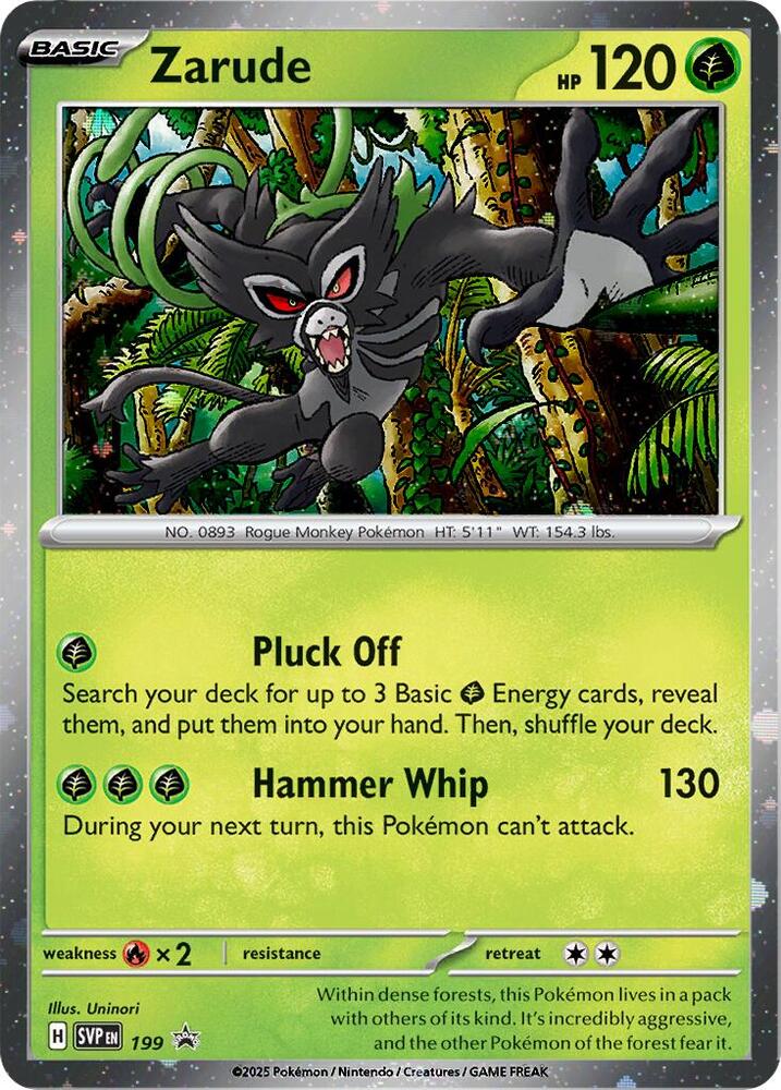 Zarude card front