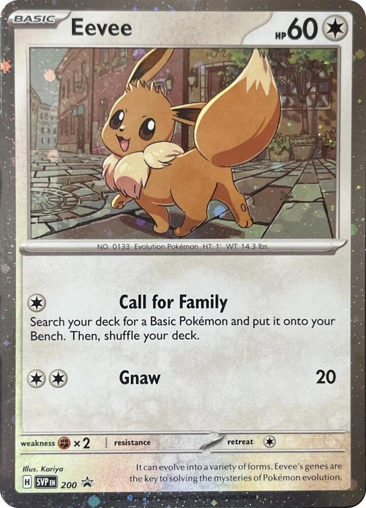 Eevee card front