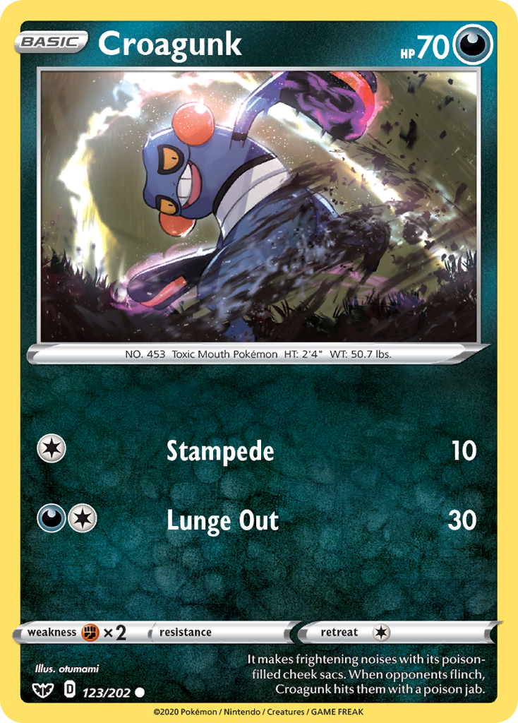 Croagunk card front