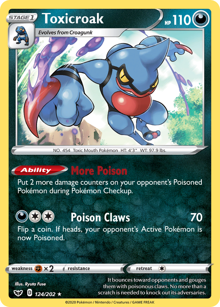 Toxicroak card front