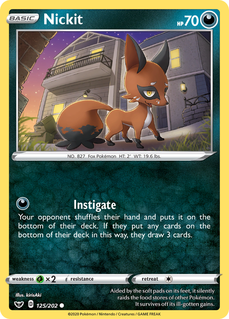 Nickit card front