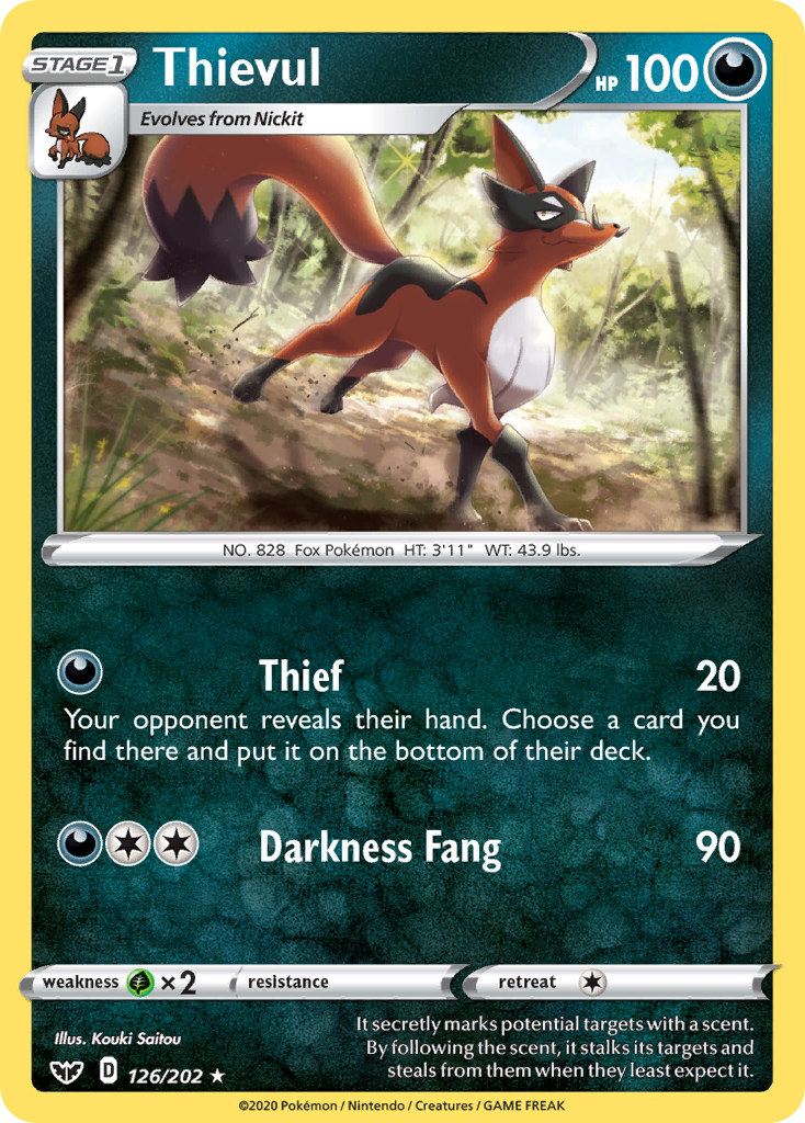 Thievul card front