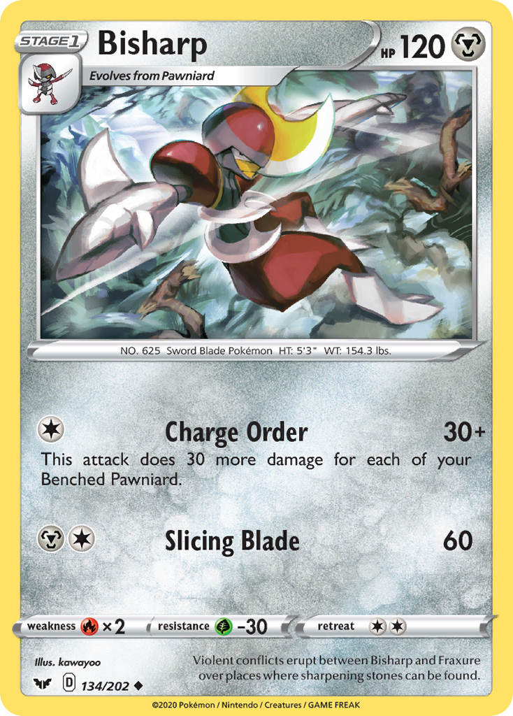 Bisharp card front