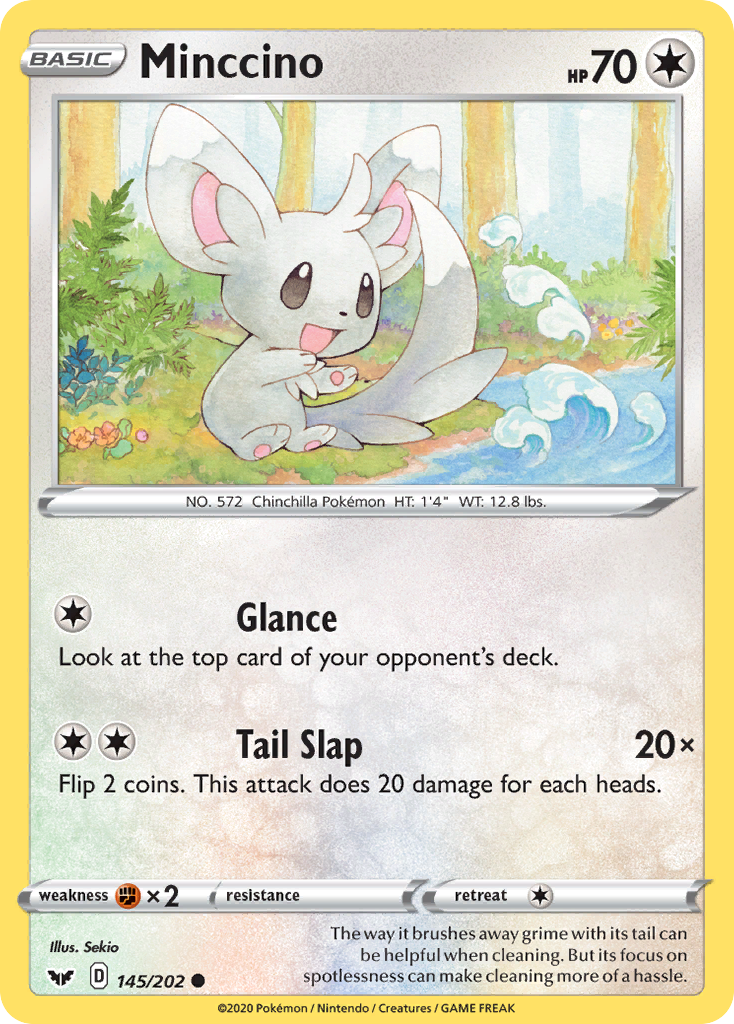 Minccino card front