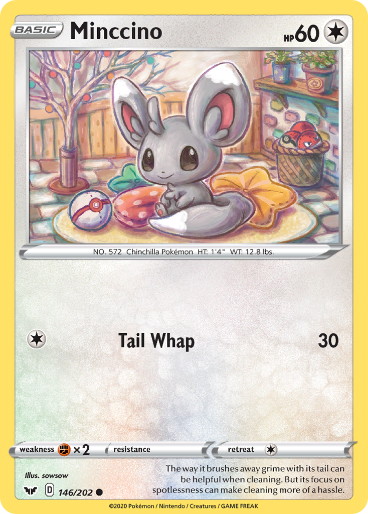 Minccino card front