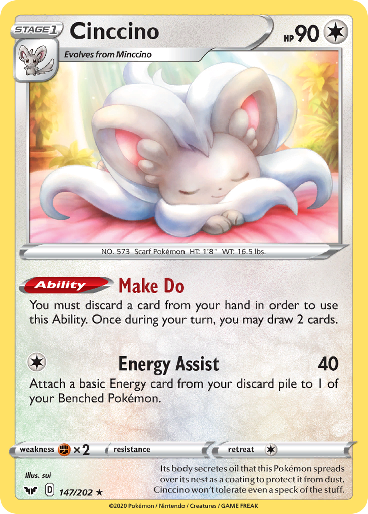 Cinccino card front