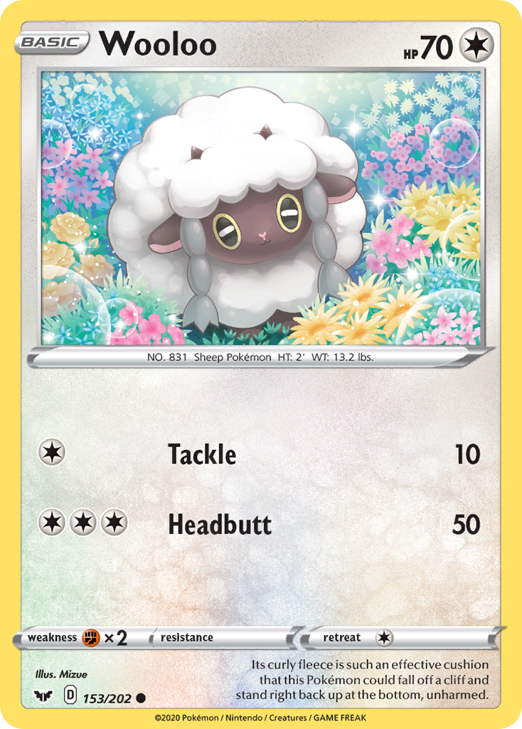 Wooloo card front