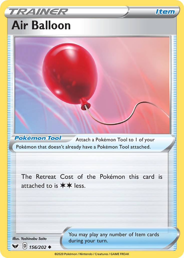 Air Balloon card front