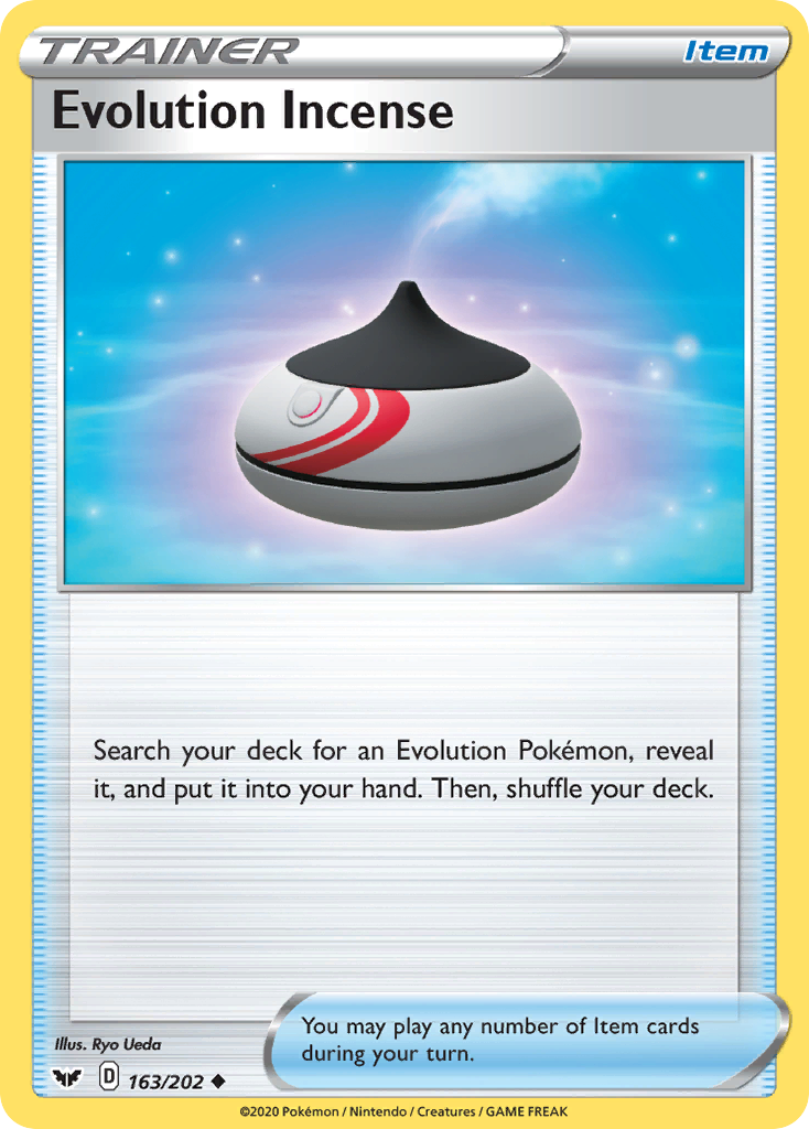 Evolution Incense card front