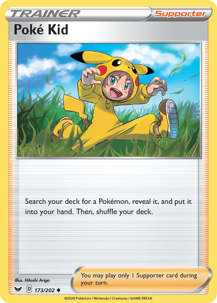 Poké Kid card front