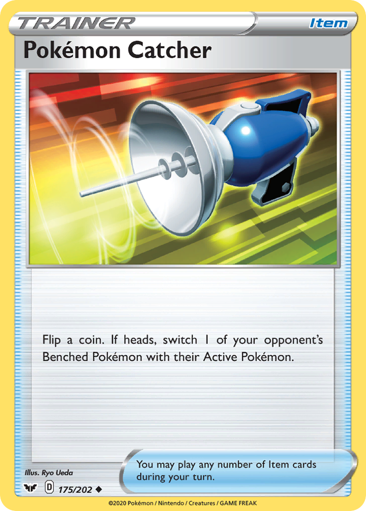 Pokémon Catcher card front